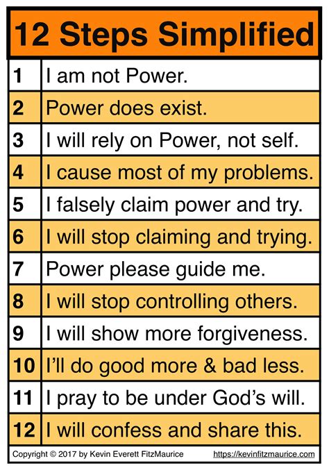 12 steps .